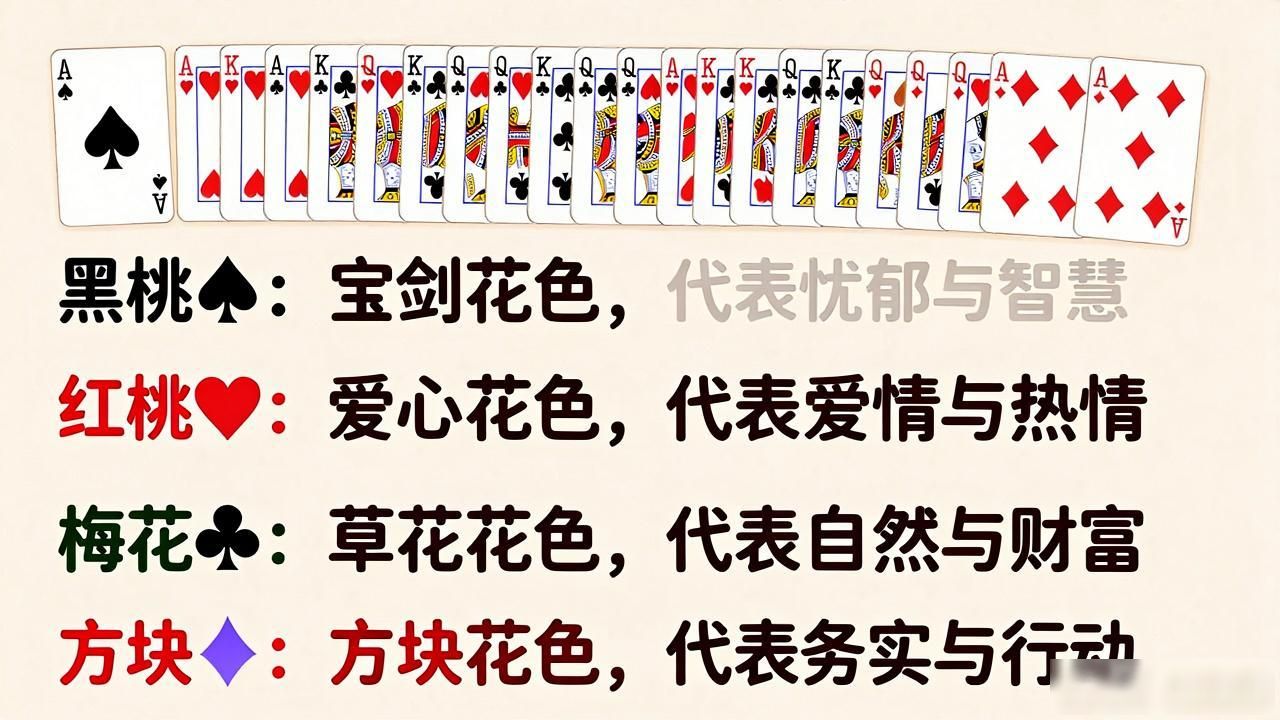 gg扑克牌面花色_花色扑克牌玩法_花色扑克牌长什么样