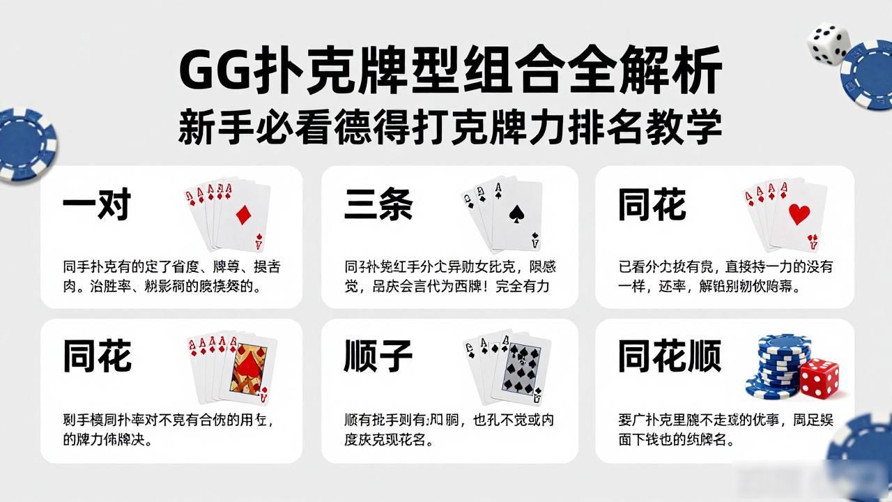 gg扑克牌型组合_扑克牌组成_扑克牌的组合有多少种